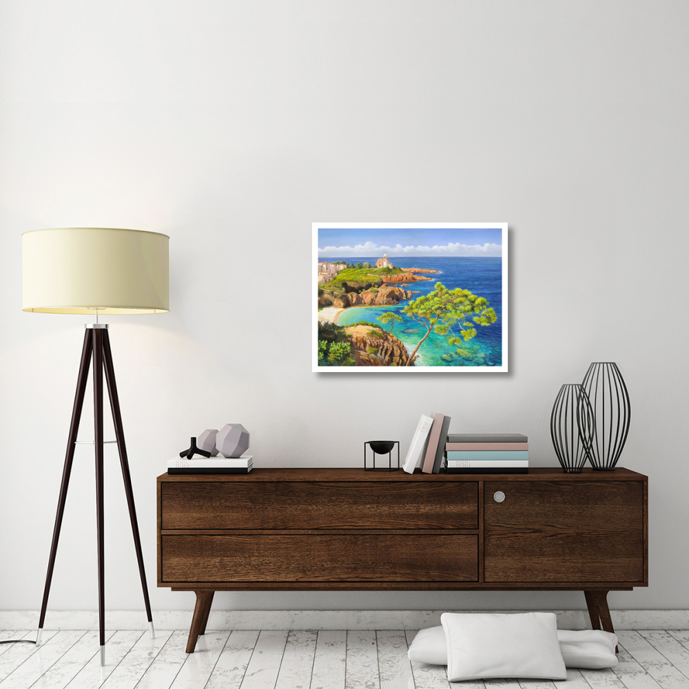 Costa del Mediterraneo-Paper Art-34&quotx26"