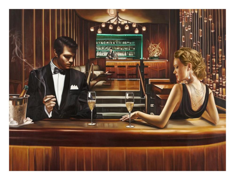 A Grand Night Out-Paper Art-26"x20"
