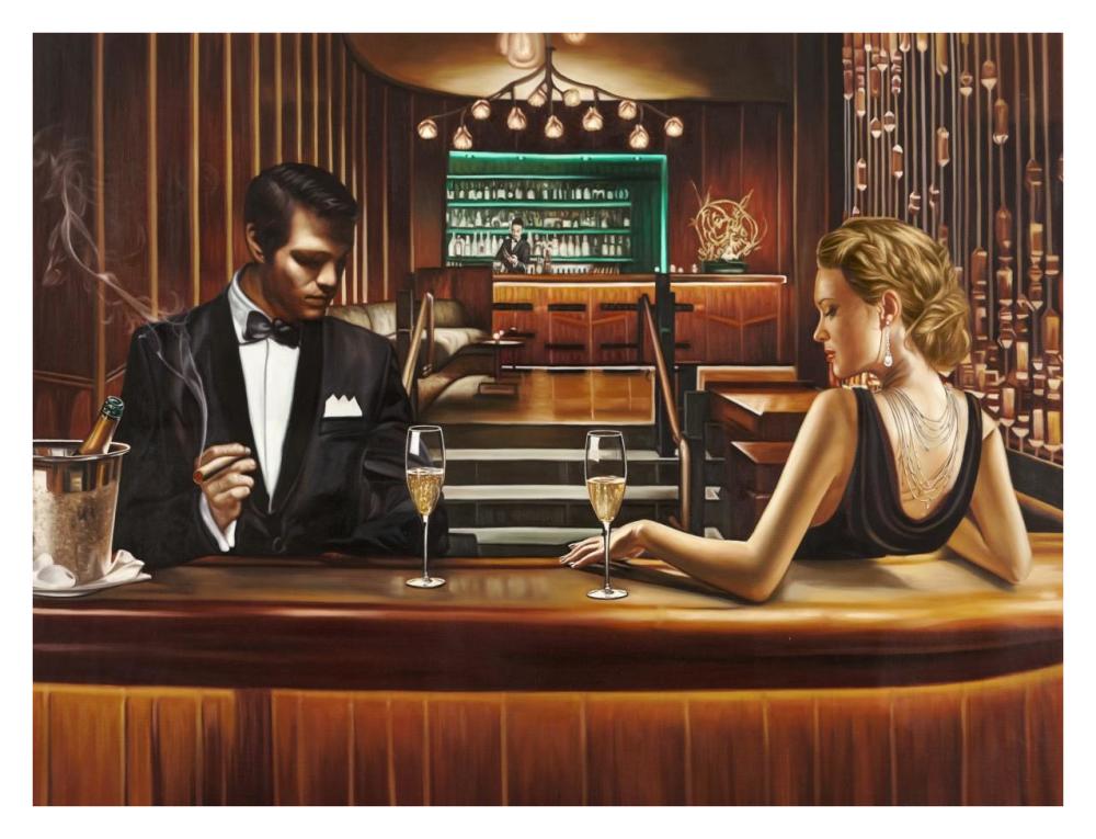 A Grand Night Out-Paper Art-34"x26"