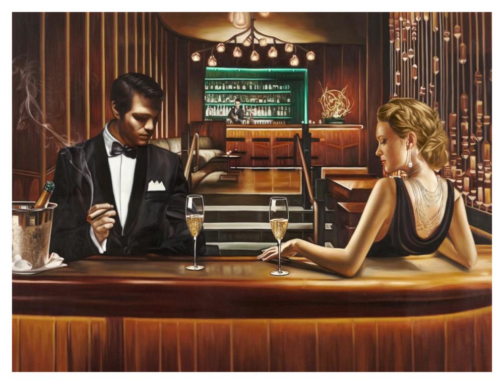 A Grand Night Out-Paper Art-42"x32"