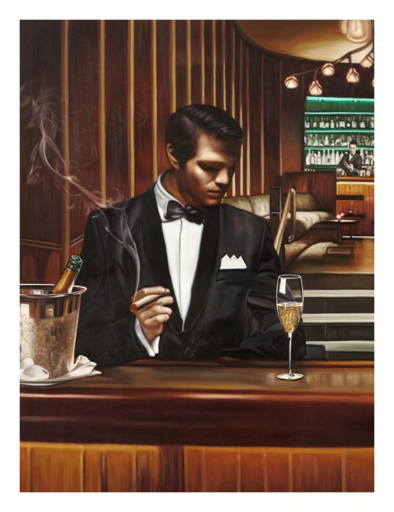 Night Out I-Paper Art-20"x26"