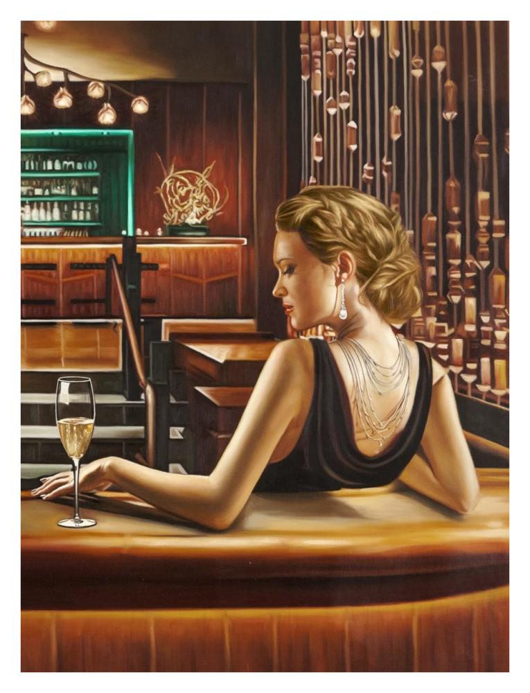 Night Out II-Paper Art-26"x34"