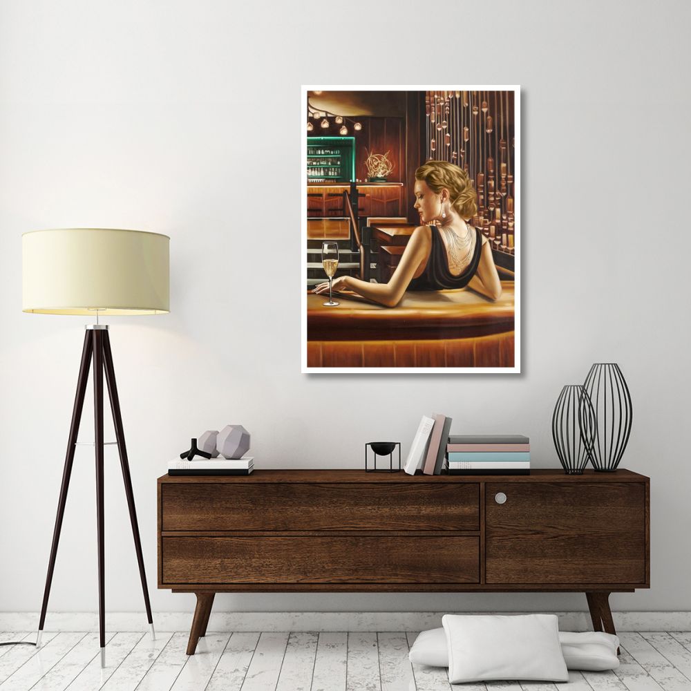 Night Out II-Paper Art-38&quotx50"