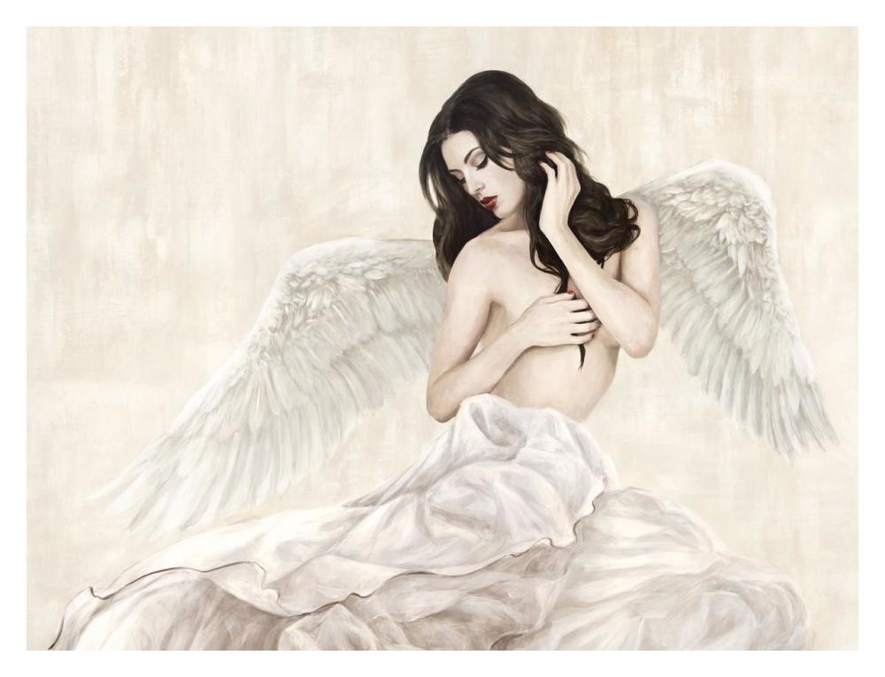 Inspiring Angel-Paper Art-34"x26"