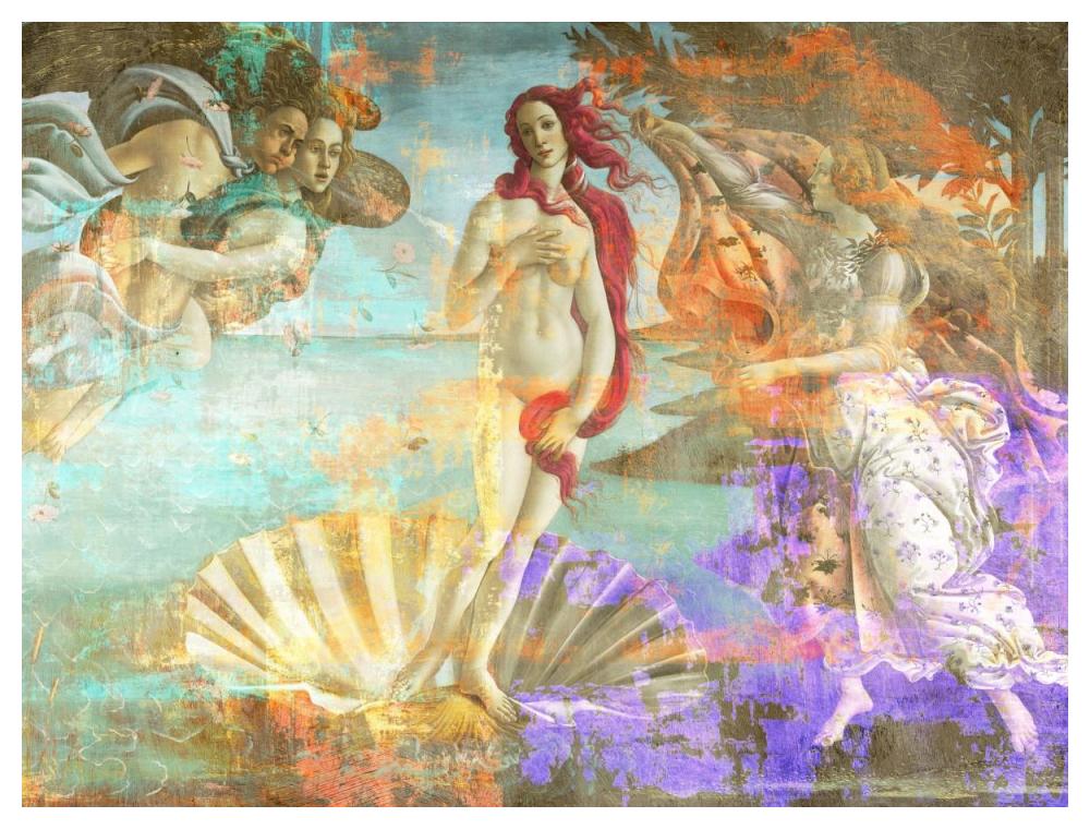 Botticelli's Venus 2.0-Paper Art-50"x38"