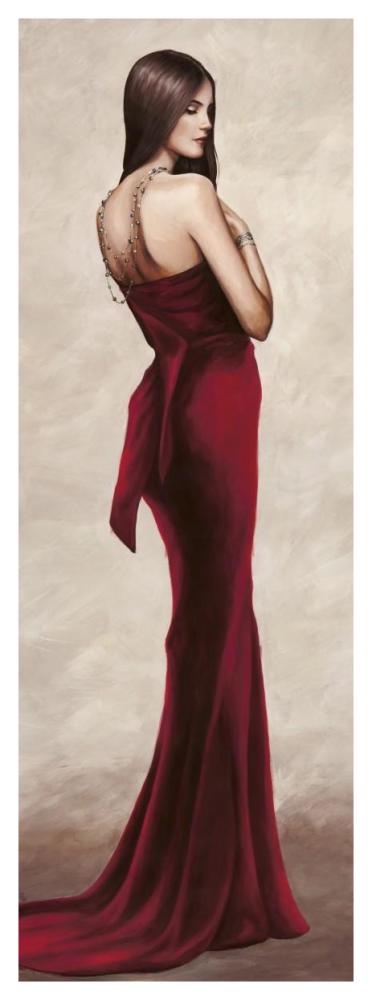 Grand Soiree I-Paper Art-20"x56"