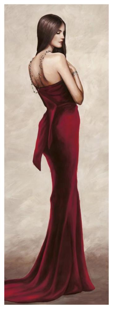 Grand Soiree I-Paper Art-26"x74"