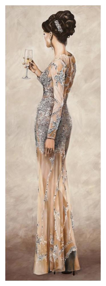 Grand Soiree II-Paper Art-20"x56"