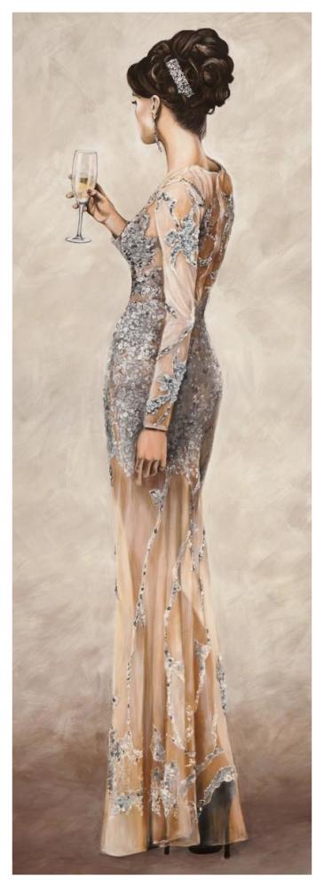 Grand Soiree II-Paper Art-26"x74"