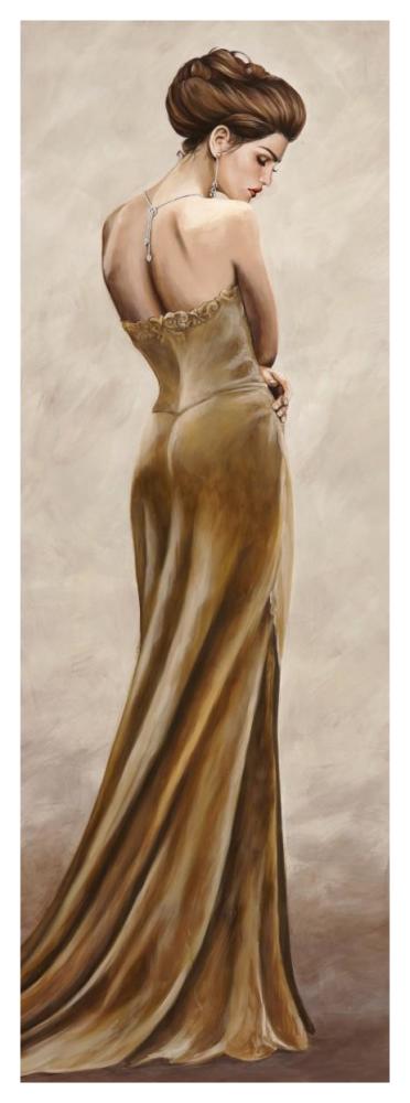 Grand Soiree III-Paper Art-20"x56"
