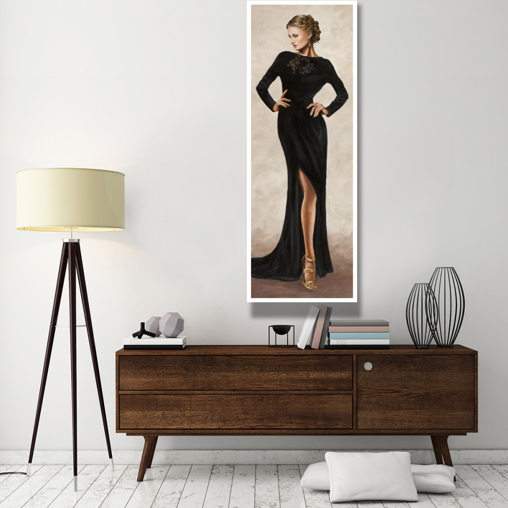 Grand Soiree IV-Paper Art-26&quotx74"
