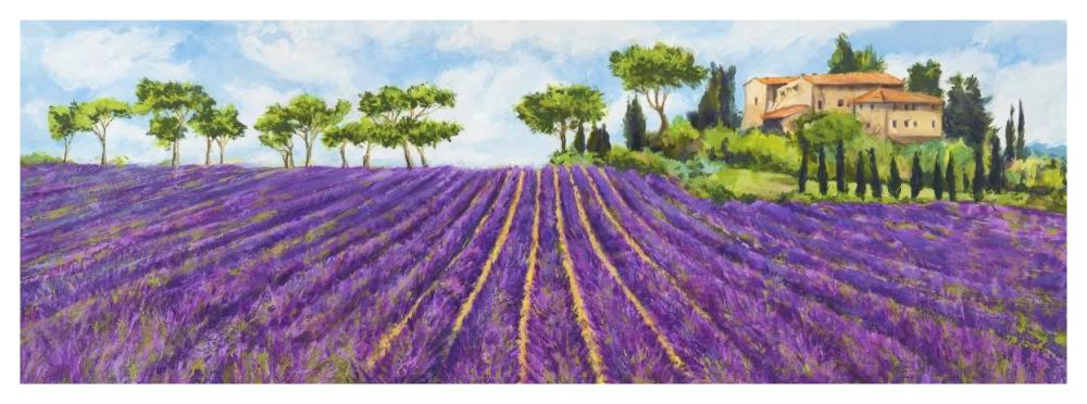 Campagna provenzale-Paper Art-56"x20"