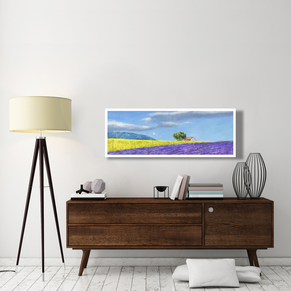 Campi di Lavanda-Paper Art-56&quotx20"