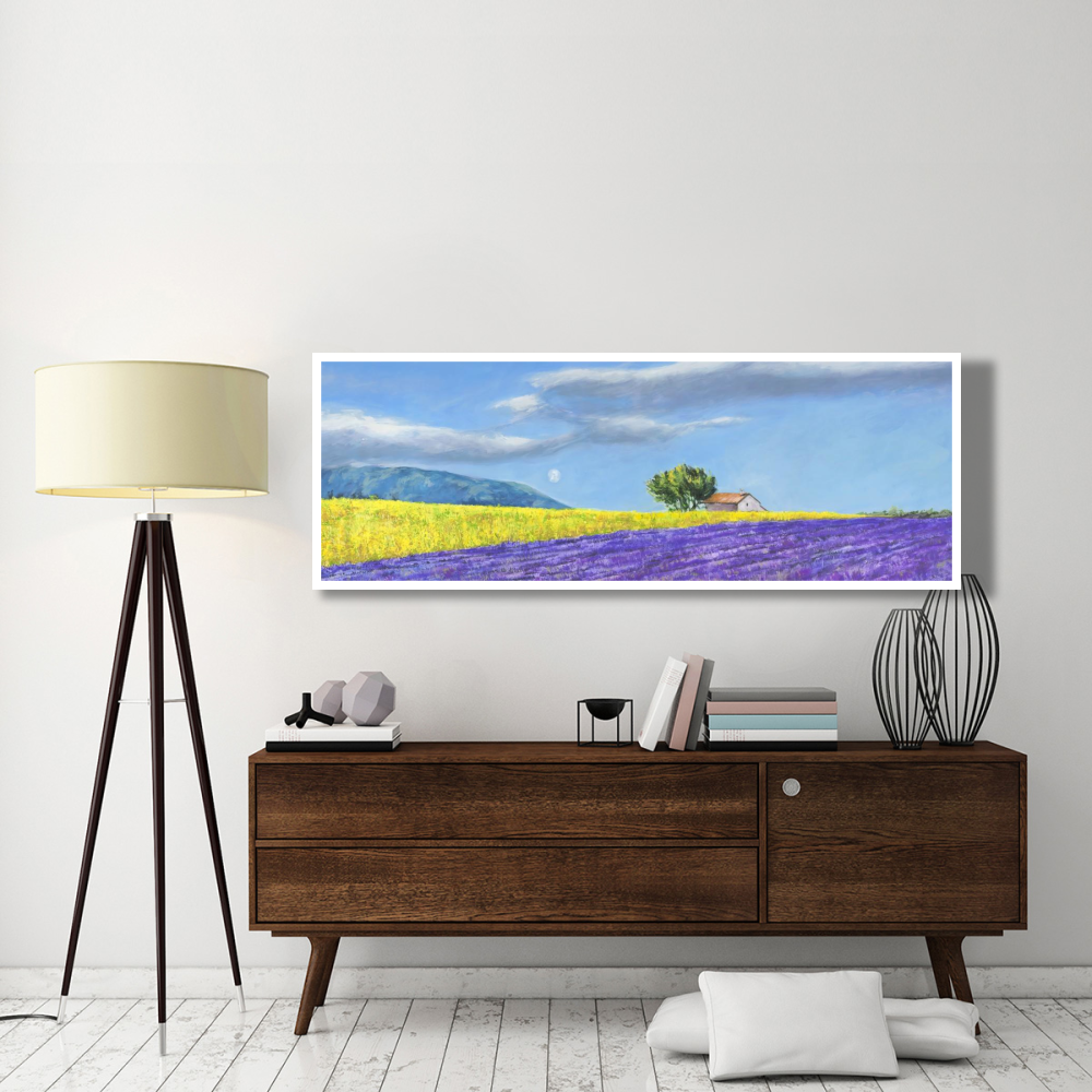 Campi di Lavanda-Paper Art-74&quotx26"