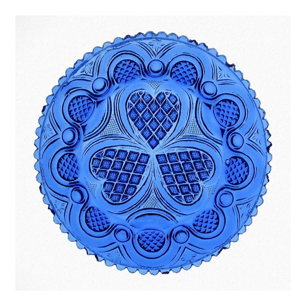 Roman Rosette Tea Plate-Paper Art-20"x20"