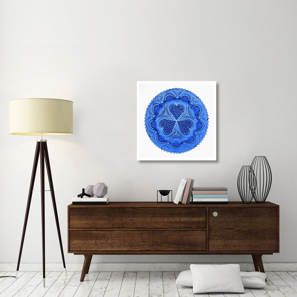Roman Rosette Tea Plate-Paper Art-32&quotx32"
