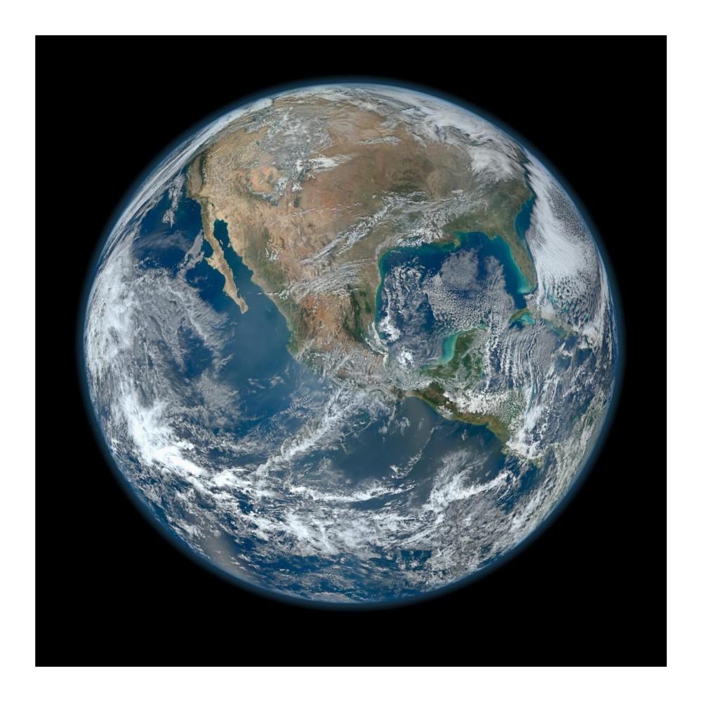 Earth-Paper Art-20"x20"
