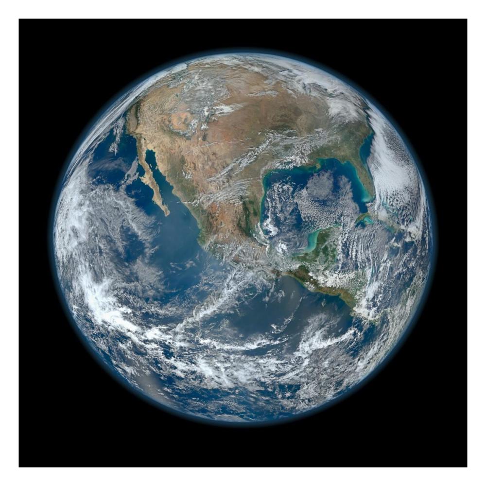 Earth-Paper Art-26"x26"