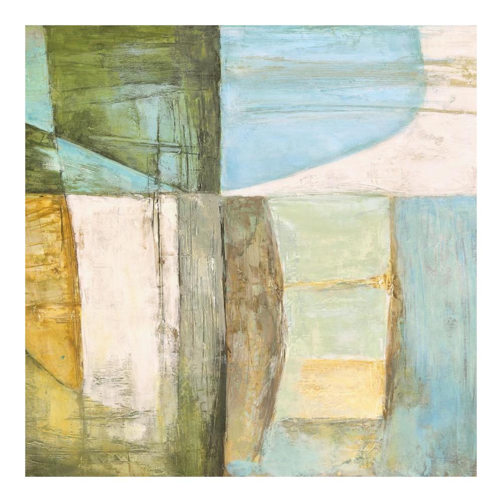 Memoires de mer-Paper Art-20"x20"