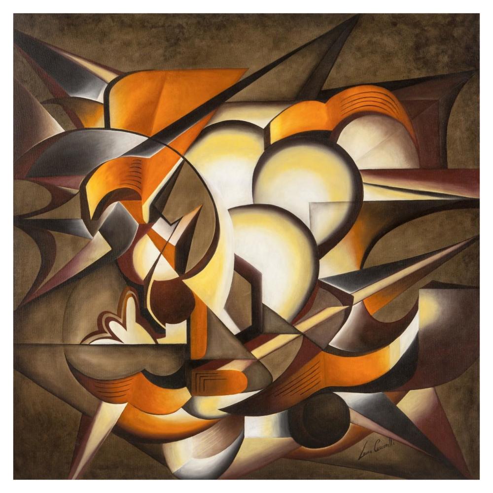 Dark Explosion-Paper Art-38"x38"