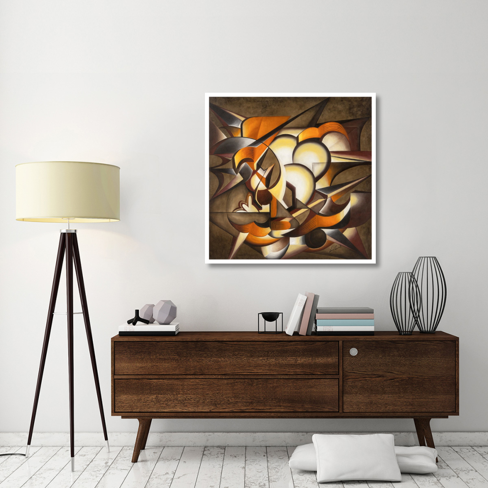 Dark Explosion-Paper Art-42&quotx42"