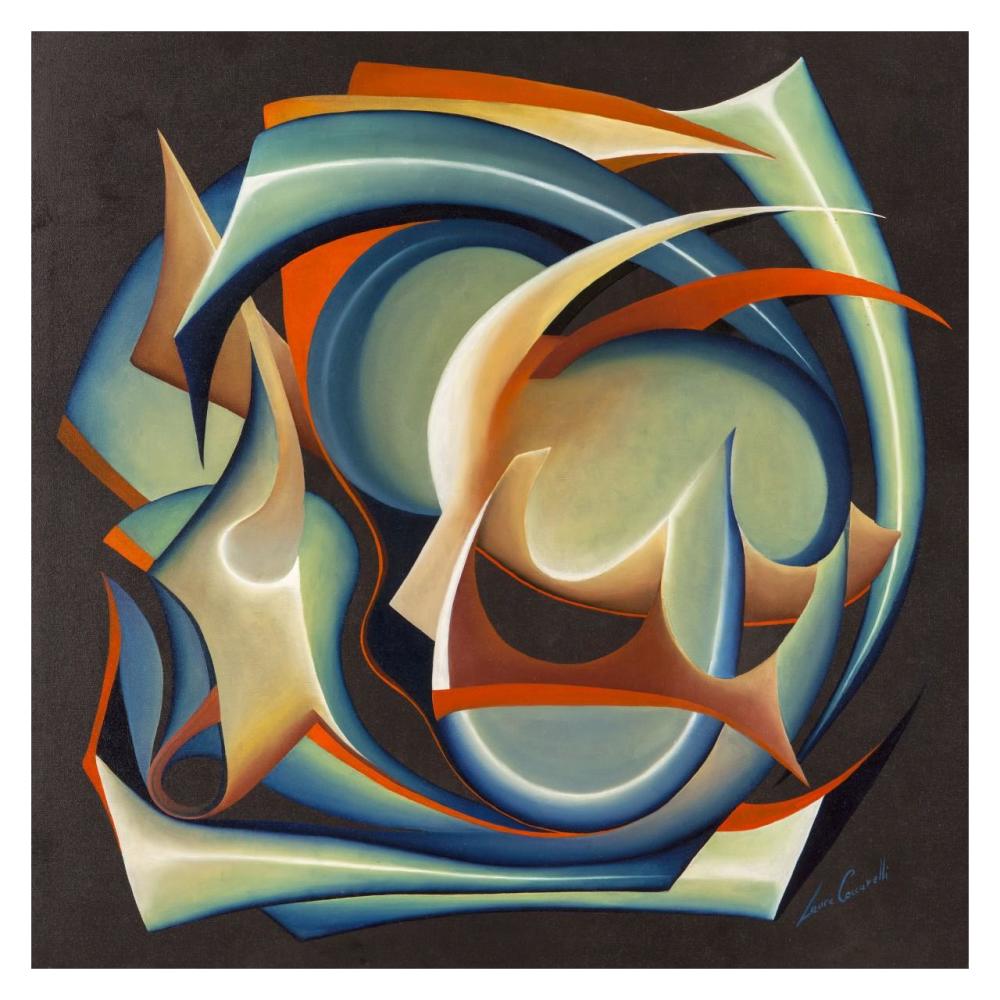 Inverno-Paper Art-32"x32"