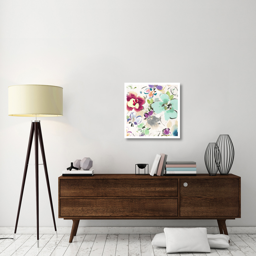 Floral Funk II-Paper Art-26&quotx26"