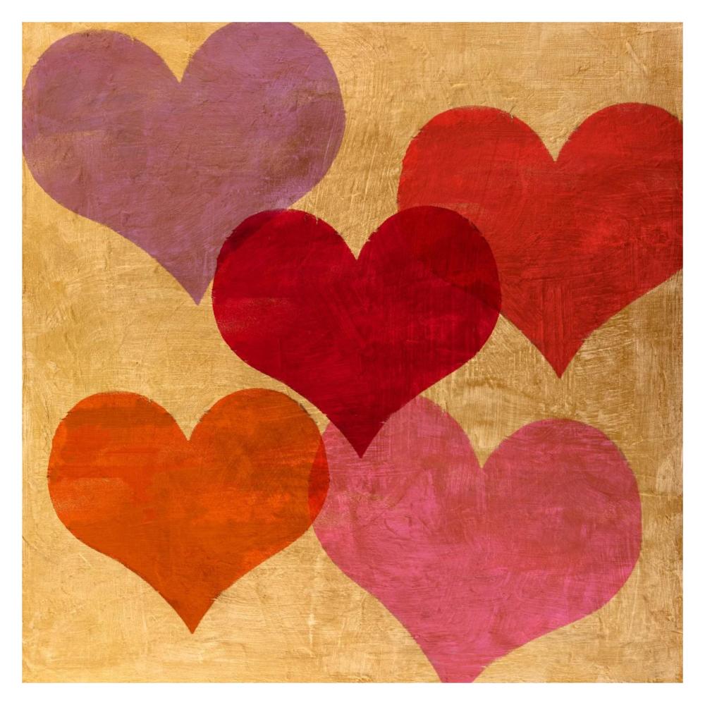 Mucho Amor-Paper Art-32"x32"