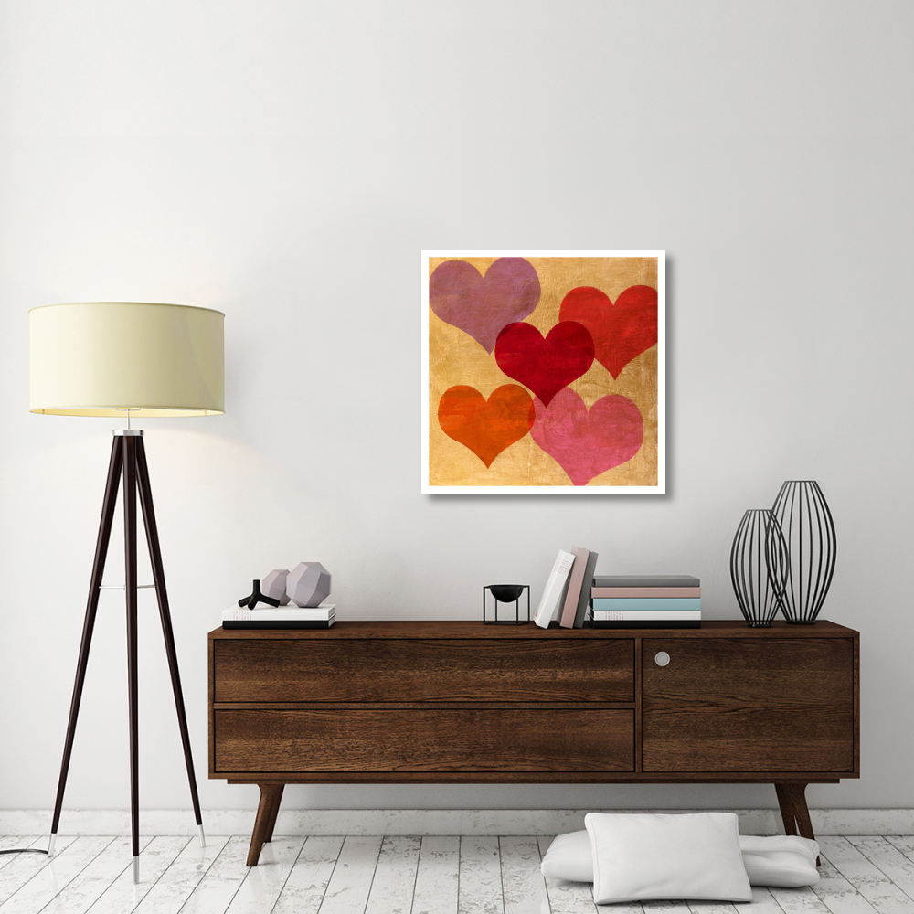 Mucho Amor-Paper Art-32&quotx32"