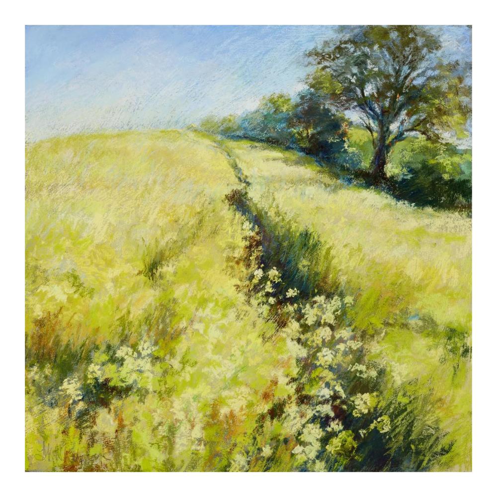 Fields of Gold-Paper Art-20"x20"