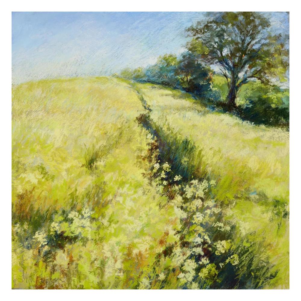 Fields of Gold-Paper Art-26"x26"