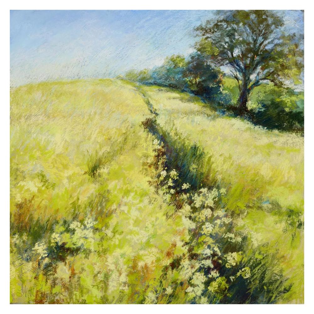 Fields of Gold-Paper Art-32"x32"