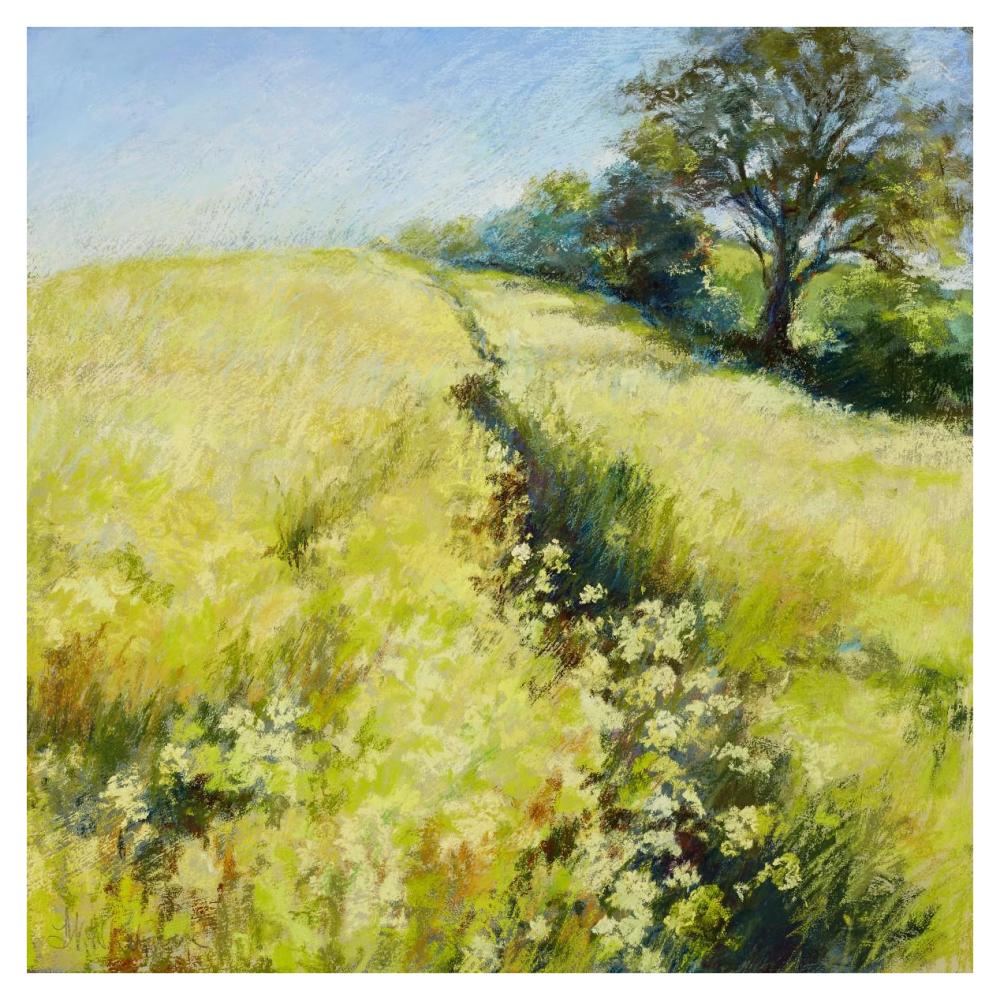 Fields of Gold-Paper Art-38"x38"