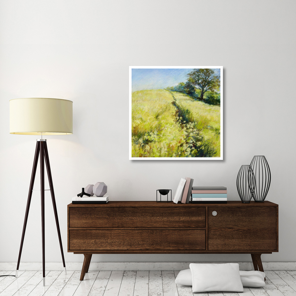 Fields of Gold-Paper Art-38&quotx38"