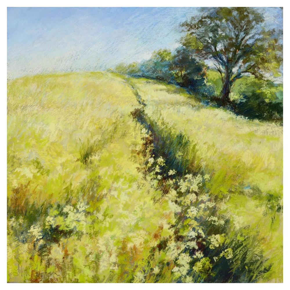 Fields of Gold-Paper Art-42"x42"