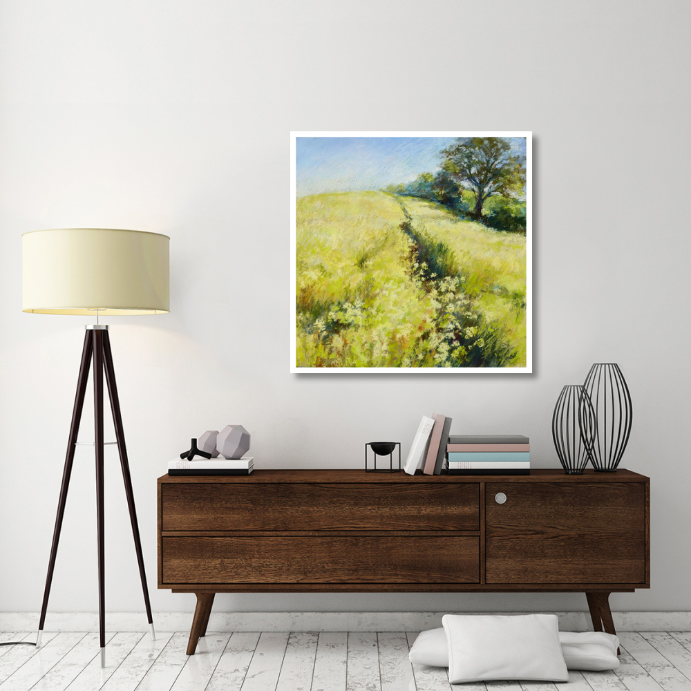 Fields of Gold-Paper Art-42&quotx42"