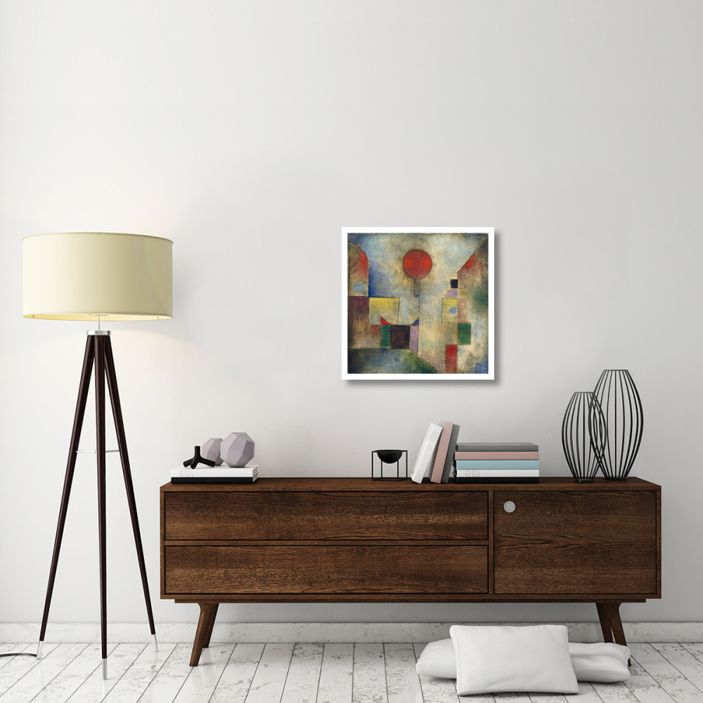 Red balloon-Paper Art-26&quotx26"