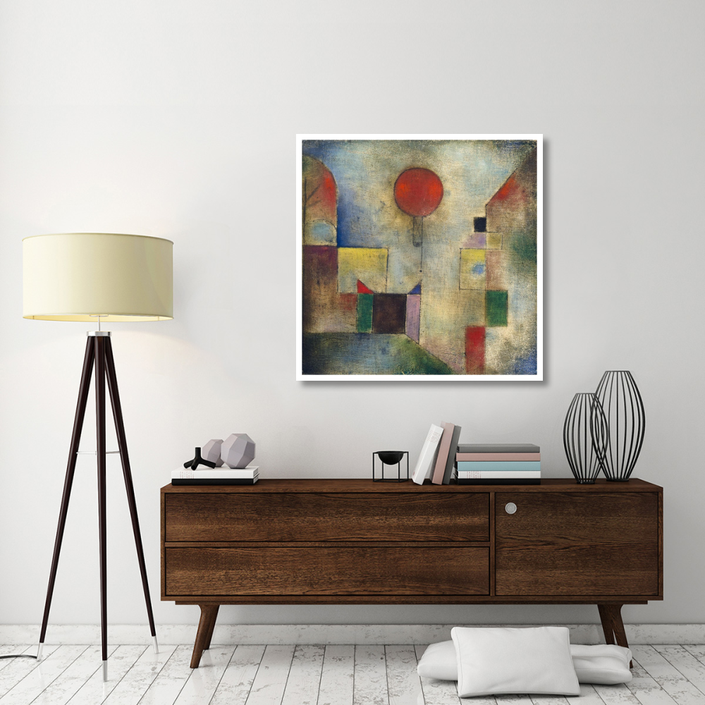Red balloon-Paper Art-42&quotx42"