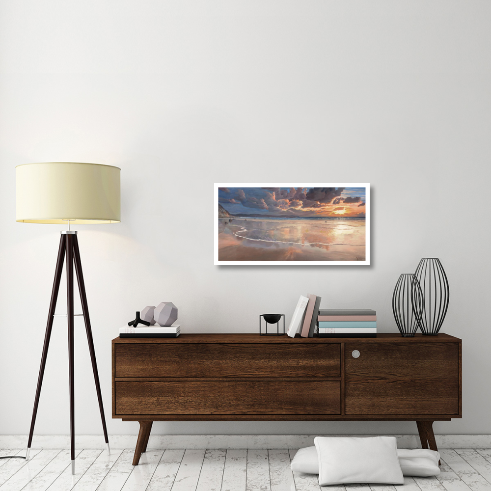Alba sul mare-Paper Art-38&quotx20"