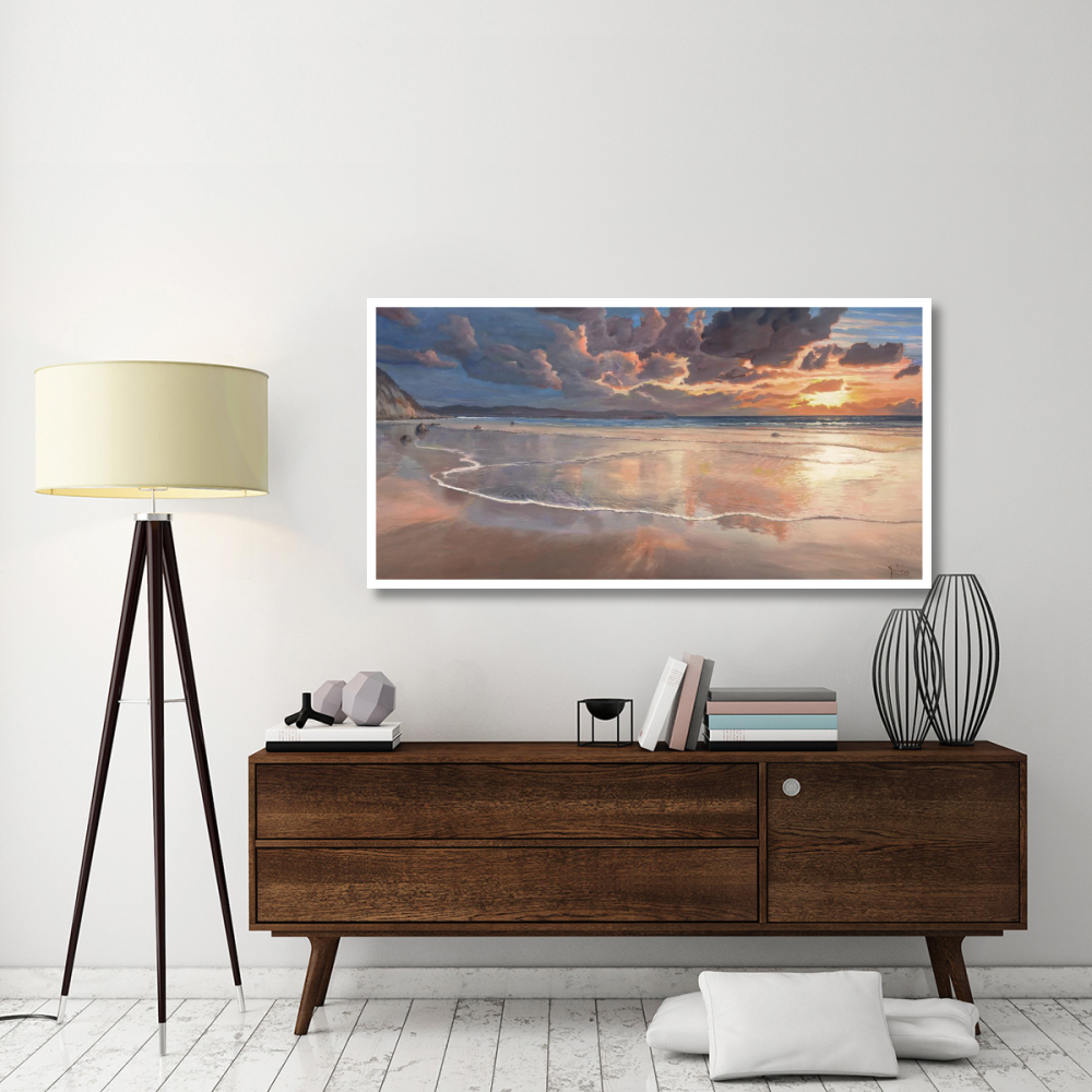 Alba sul mare-Paper Art-62&quotx32"