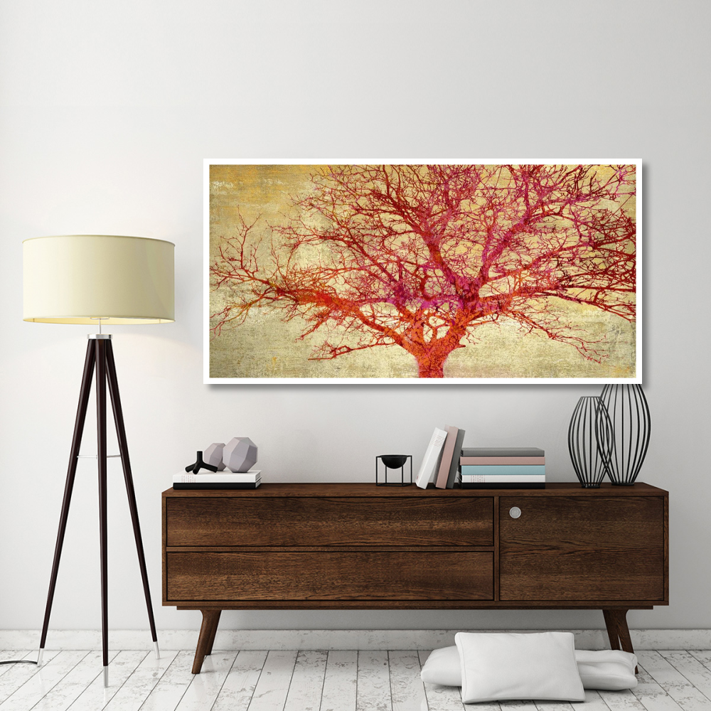 Coral Tree-Paper Art-74&quotx38"