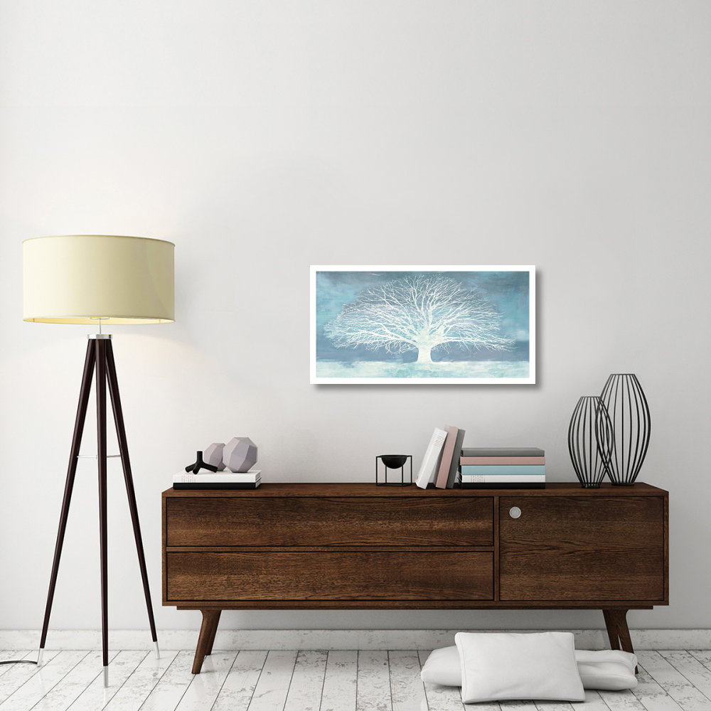 Aquamarine Tree-Paper Art-38&quotx20"