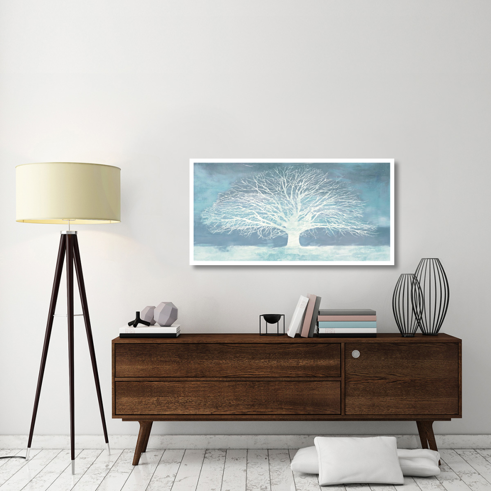 Aquamarine Tree-Paper Art-50&quotx26"