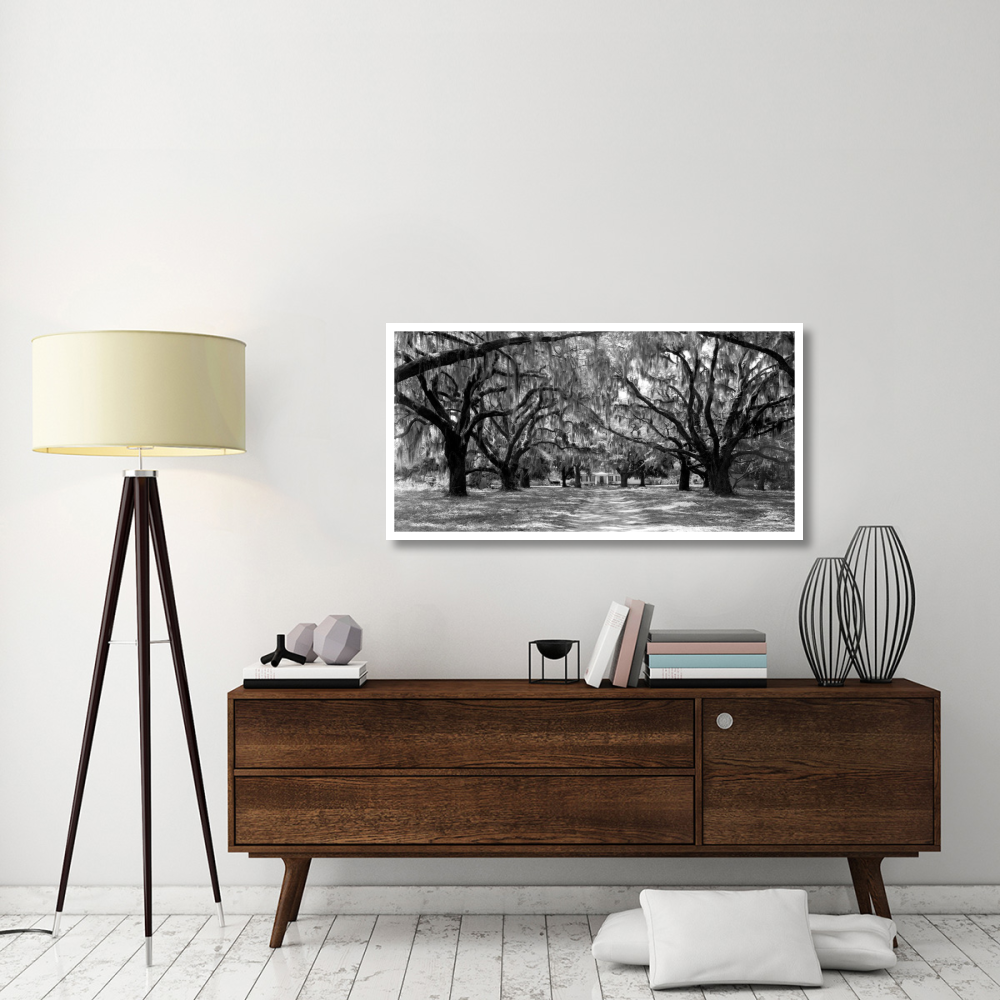 Avenue of oaks, South Carolina-Paper Art-50&quotx26"