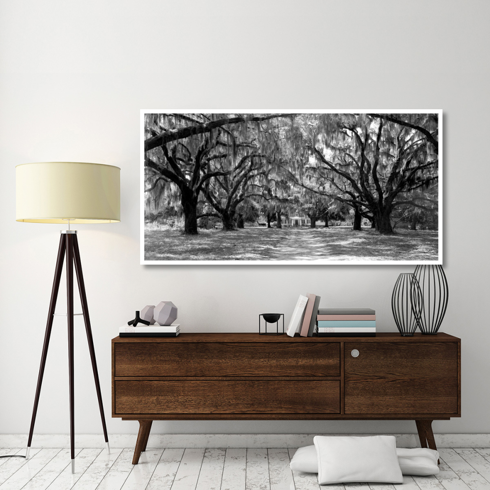 Avenue of oaks, South Carolina-Paper Art-74&quotx38"