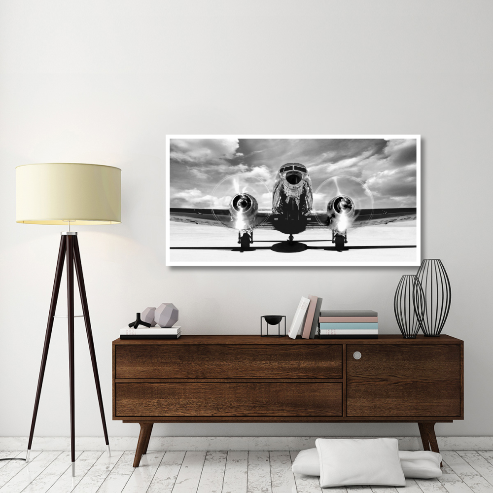 Airplaine taking off-Paper Art-62&quotx32"