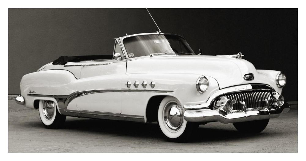 Buick Roadmaster Convertible-Paper Art-38"x20"