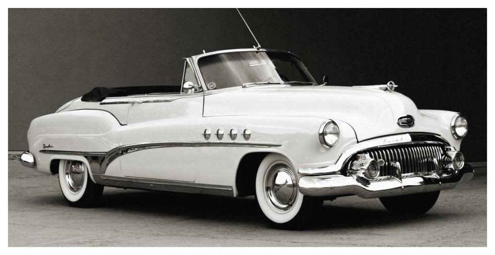 Buick Roadmaster Convertible-Paper Art-62"x32"