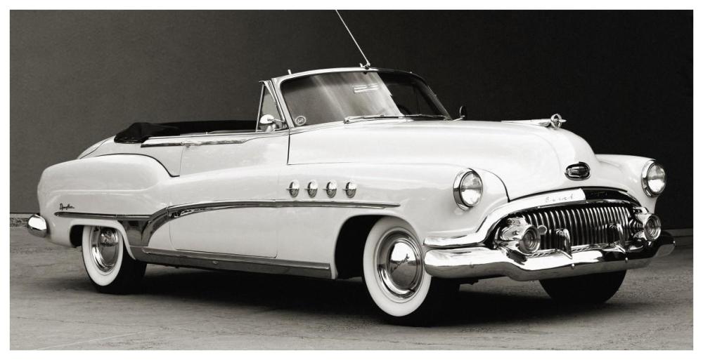 Buick Roadmaster Convertible-Paper Art-74"x38"