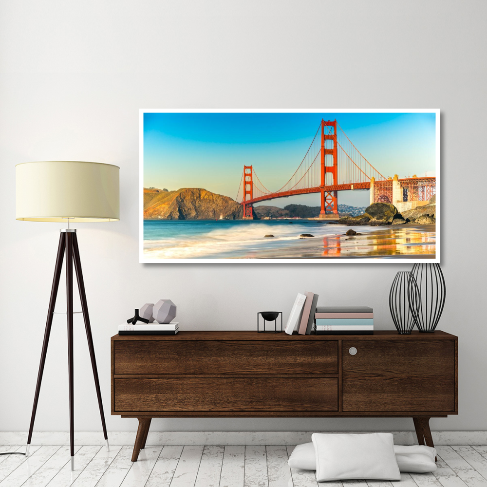 Golden Gate Bridge, San Francisco-Paper Art-74&quotx38"